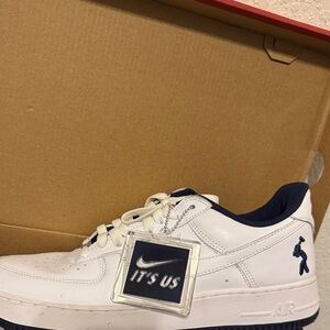 AF1 Lil Yatchy Nike White and Blue Air Sneakers